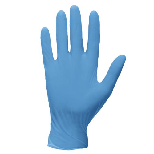 Portwest Extra Strength Powder Free Disposable Nitrile Glove Cat 1 Blue Blue